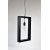 Lampa wisząca metalowa LOFT  czarna